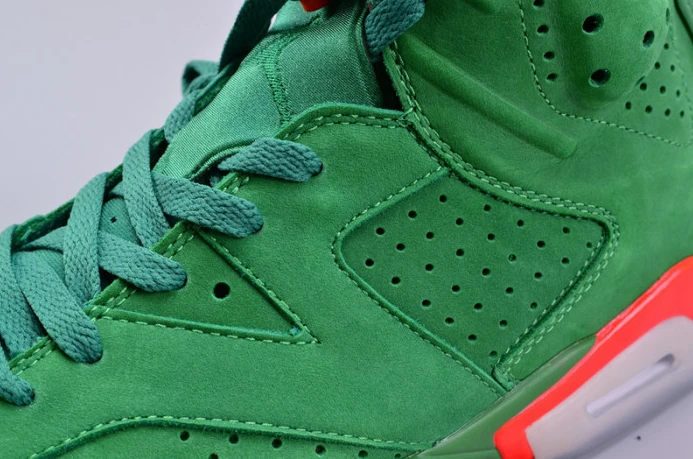 NewStyle air jordan 6 retro nrg g8rd "gatorade" pine green mens aj5986- 1208