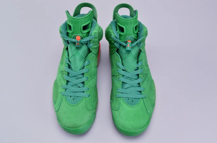 NewStyle air jordan 6 retro nrg g8rd "gatorade" pine green mens aj5986- 1208