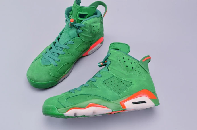 NewStyle air jordan 6 retro nrg g8rd "gatorade" pine green mens aj5986- 1208