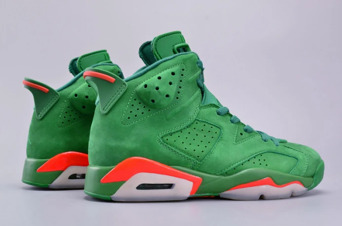 NewStyle air jordan 6 retro nrg g8rd "gatorade" pine green mens aj5986- 1208