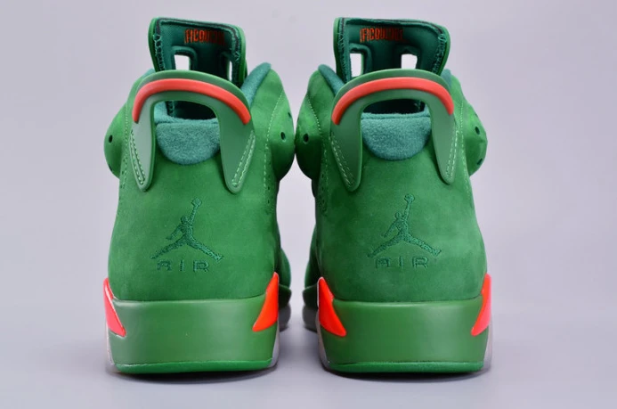 NewStyle air jordan 6 retro nrg g8rd "gatorade" pine green mens aj5986- 1208