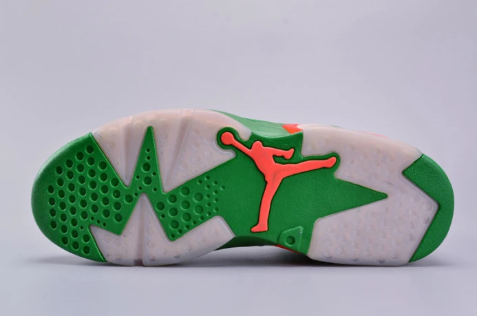 NewStyle air jordan 6 retro nrg g8rd "gatorade" pine green mens aj5986- 1208