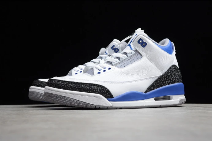 NewStyle air jordan retro 3 racer blue ct8532- 1803