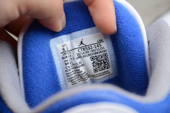 NewStyle air jordan retro 3 racer blue ct8532- 1803