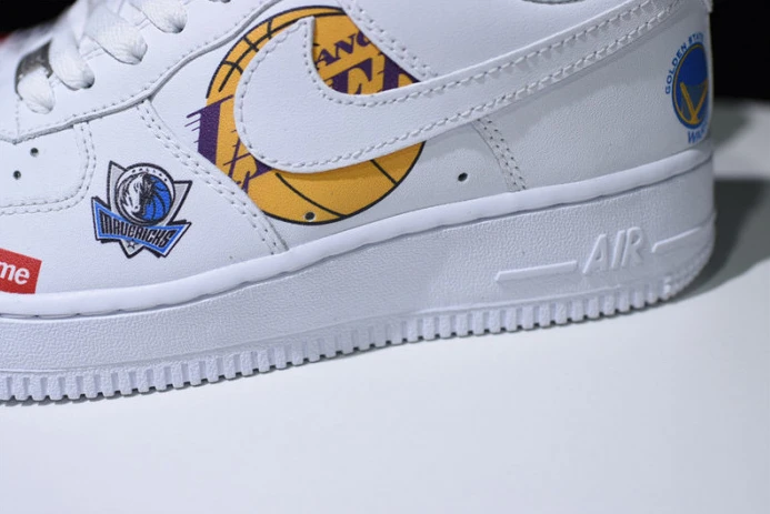NewStyle nike air force 1 mid ''07 x Sup*e nba white aq8017- 3067