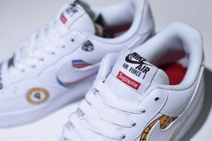NewStyle nike air force 1 mid ''07 x Sup*e nba white aq8017- 3067