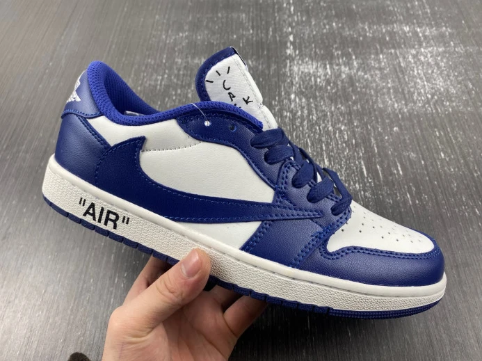 OFF-WHITE X TRAVIS SCOTT X AIR JORDAN 1 CUSTOM DM7890- HighQuality 746