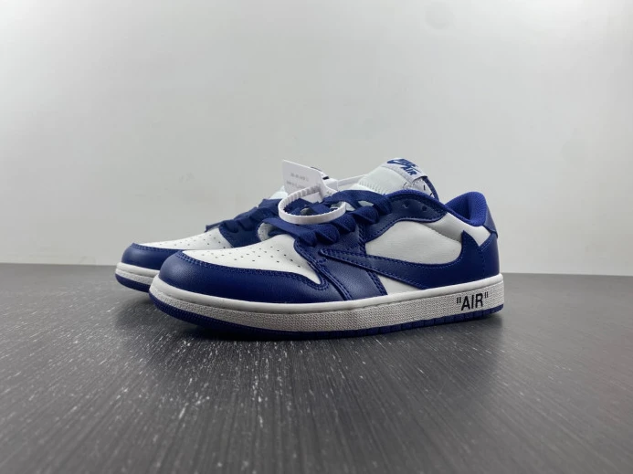 OFF-WHITE X TRAVIS SCOTT X AIR JORDAN 1 CUSTOM DM7890- HighQuality 746