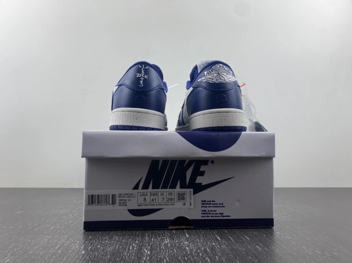 OFF-WHITE X TRAVIS SCOTT X AIR JORDAN 1 CUSTOM DM7890- HighQuality 746