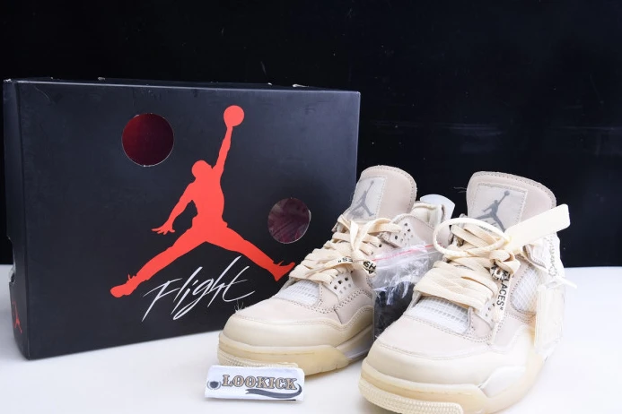 Off-White x Air Jordan 4 Sail CV9388- UrbanStyle 1040