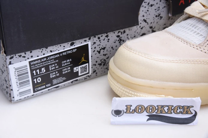Off-White x Air Jordan 4 Sail CV9388- UrbanStyle 1040