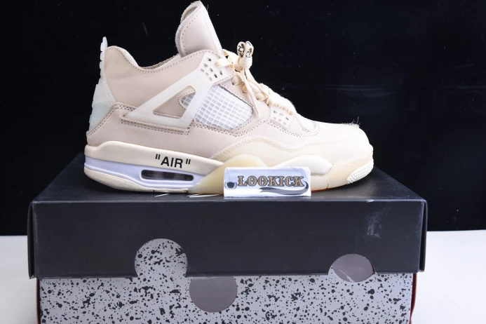 Off-White x Air Jordan 4 Sail CV9388- UrbanStyle 1040