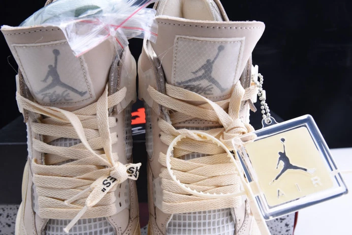 Off-White x Air Jordan 4 Sail CV9388- UrbanStyle 1040