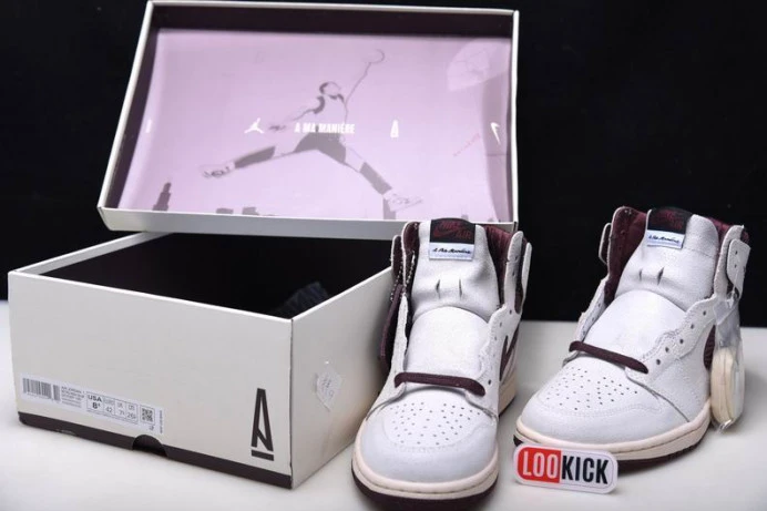Popular A Ma Maniere x Air Jordan 1 High OG DO7097- 803