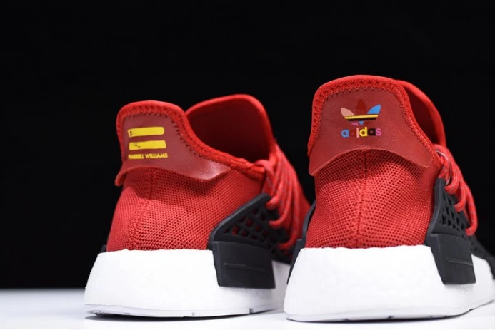 Popular ADIDAS mens PW HUMAN RACE NMD "PHARRELL" red BB 413