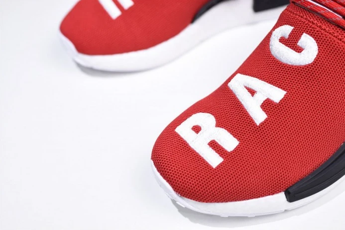 Popular ADIDAS mens PW HUMAN RACE NMD "PHARRELL" red BB 413