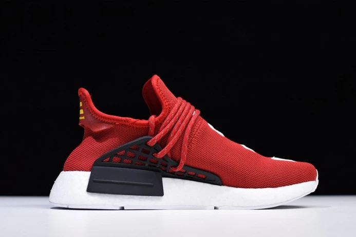 Popular ADIDAS mens PW HUMAN RACE NMD "PHARRELL" red BB 413