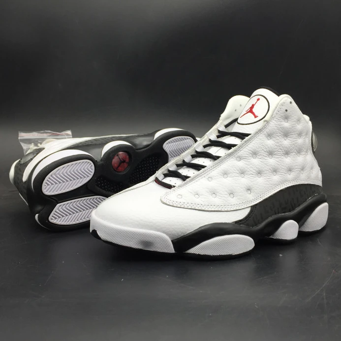 Popular AIR JORDAN 13 RETRO SNGL DAY "LOVE AND RESPECT" black  white mens 888164- 1157