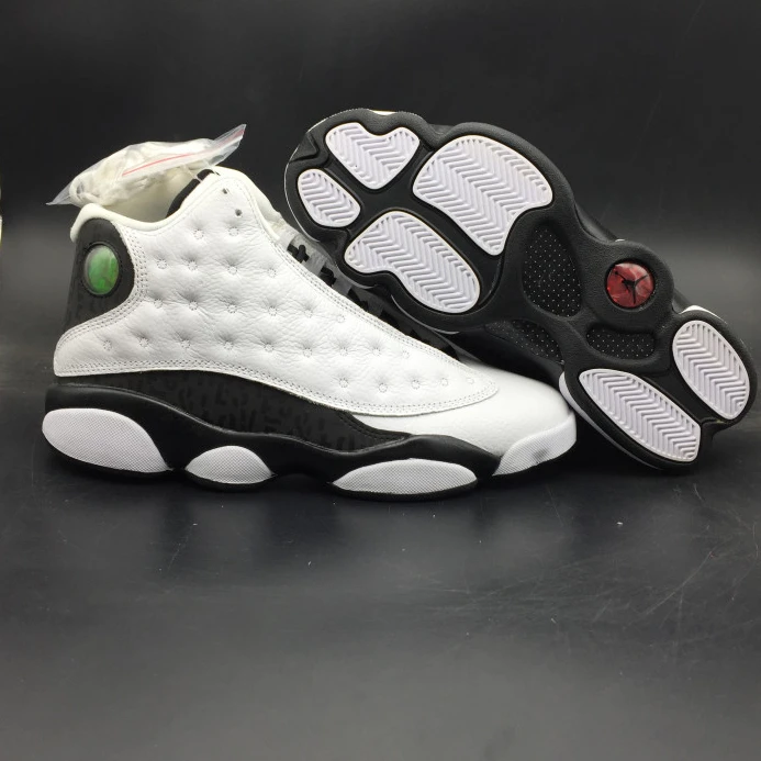 Popular AIR JORDAN 13 RETRO SNGL DAY "LOVE AND RESPECT" black  white mens 888164- 1157