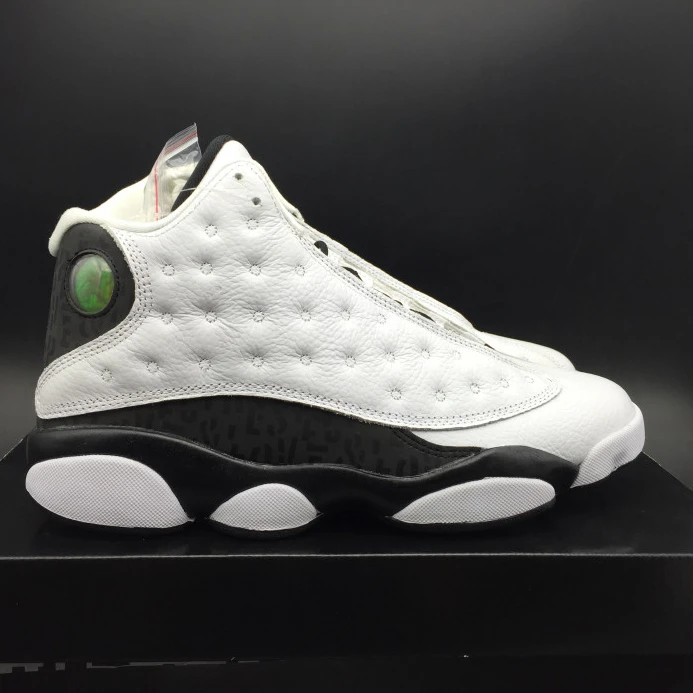 Popular AIR JORDAN 13 RETRO SNGL DAY "LOVE AND RESPECT" black  white mens 888164- 1157