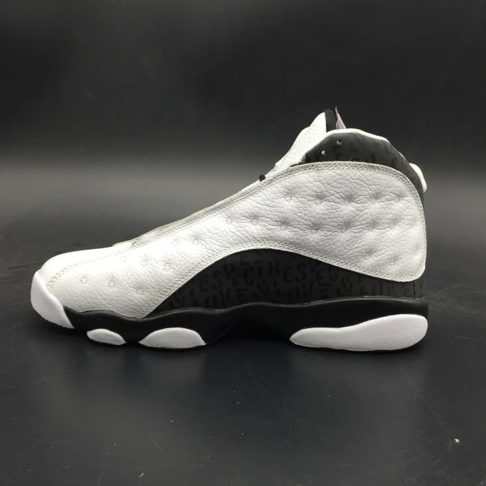 Popular AIR JORDAN 13 RETRO SNGL DAY "LOVE AND RESPECT" black  white mens 888164- 1157