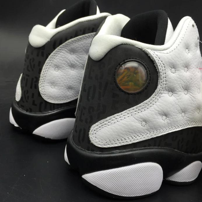 Popular AIR JORDAN 13 RETRO SNGL DAY "LOVE AND RESPECT" black  white mens 888164- 1157