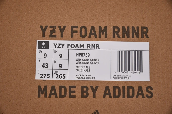 Popular Adidas Yeezy Foam RNNR Onyx HP 401