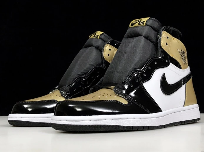 Popular Air Jordan 1 Retro High Glod Toe 861428- 913