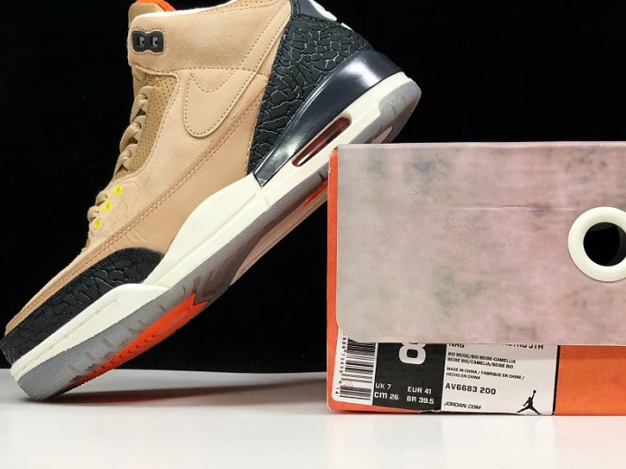 Popular Air Jordan 3 JTH Bio Beige AV6683- 973