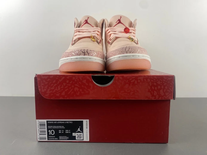 Popular Air Jordan 3 Valentines Day (W) HJ0178- 540