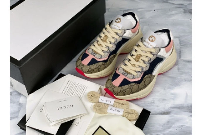Popular GUCC RHYTON VINTAGE TRAINER SNEAKER 620185 99WF0 2903