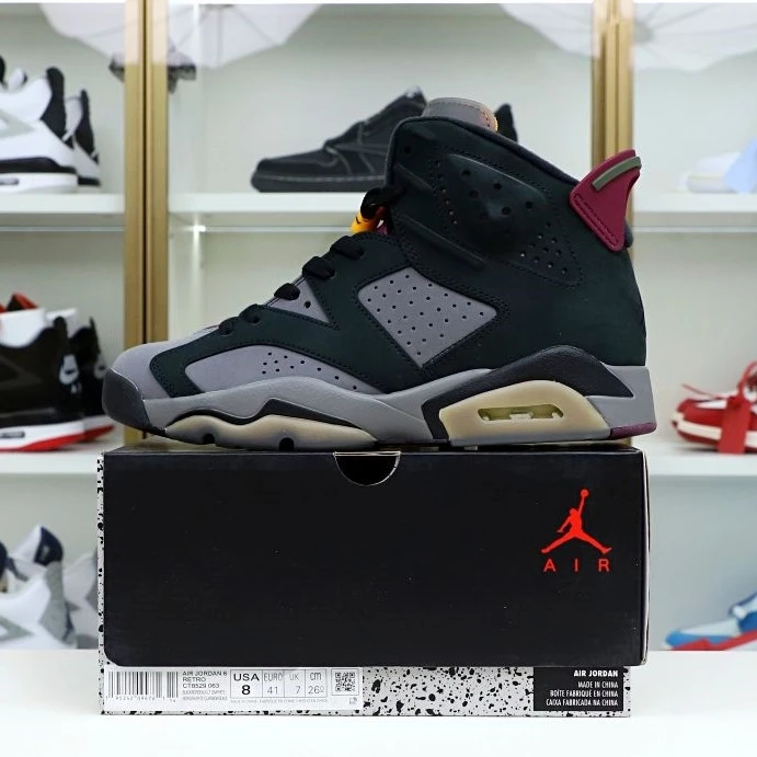Popular Kimikick AIR JORDAN 6 RETRO BORDEAUX 1988