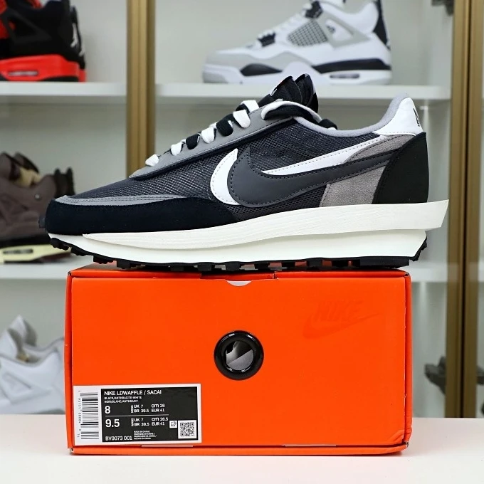 Popular Kimikick SACAI X LDWAFFLE 'BLACK' 3530