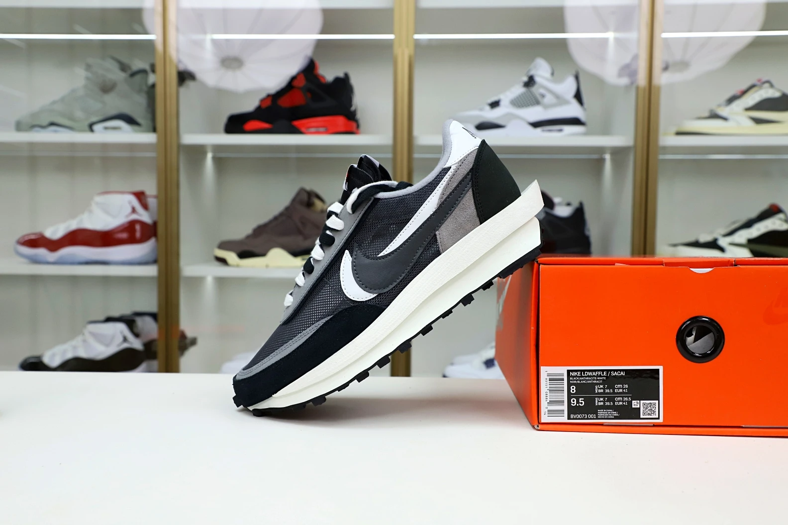 Popular Kimikick SACAI X LDWAFFLE 'BLACK' 3530