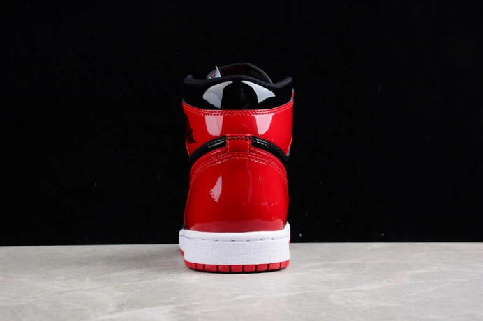 Popular air jordan 1 high og ''bred patent'' 555088- 1678