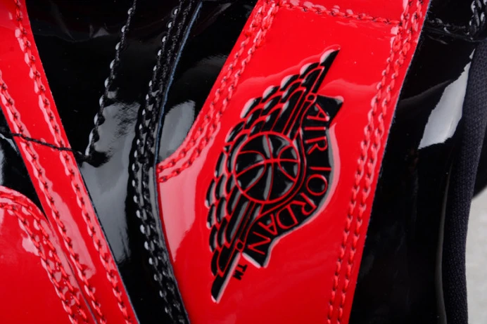 Popular air jordan 1 high og ''bred patent'' 555088- 1678