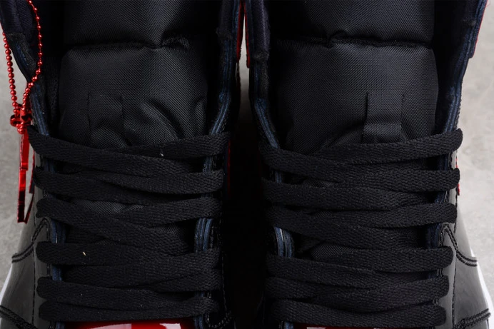 Popular air jordan 1 high og ''bred patent'' 555088- 1678