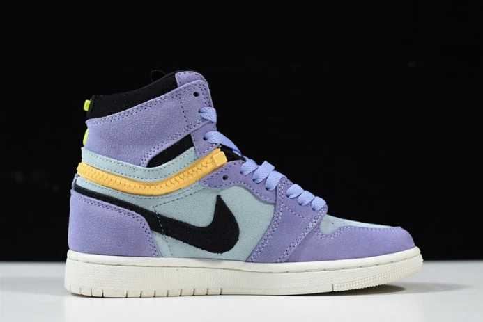 Popular air jordan 1 high switch purple pulse cw6576- 1684
