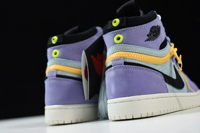 Popular air jordan 1 high switch purple pulse cw6576- 1684