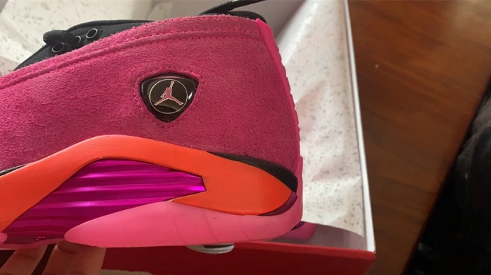 Popular air jordan 14 low shocking pink blast dh4121- 1457