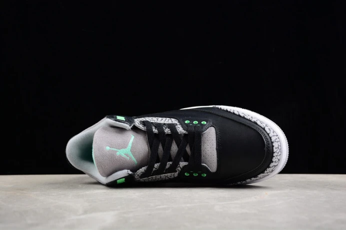 Popular air jordan 3 “green glow” ct8532- 1517