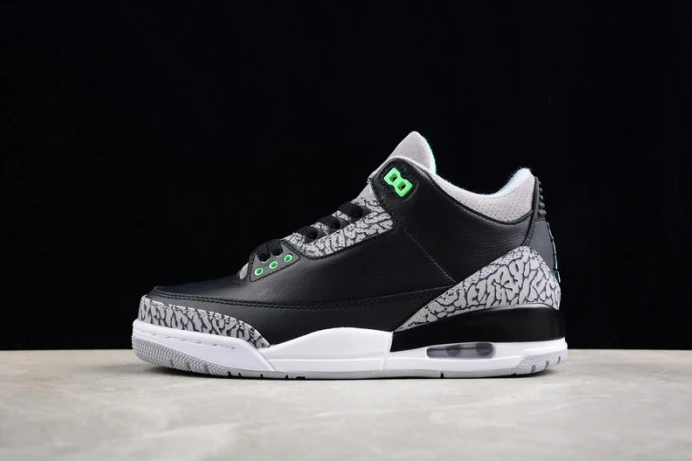 Popular air jordan 3 “green glow” ct8532- 1517
