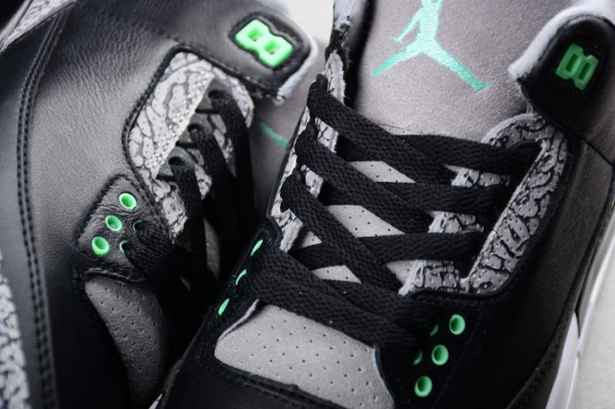 Popular air jordan 3 “green glow” ct8532- 1517
