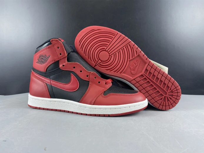 Popular air jordan1 aj1 high 85 varsity red bq4422- 1245