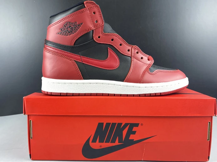 Popular air jordan1 aj1 high 85 varsity red bq4422- 1245