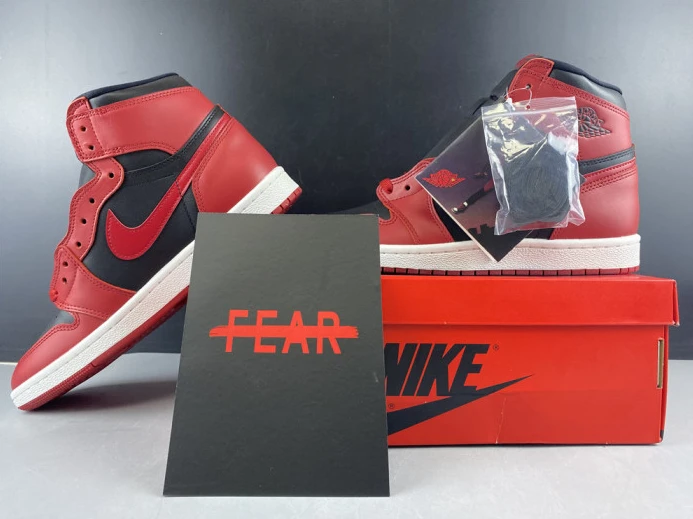 Popular air jordan1 aj1 high 85 varsity red bq4422- 1245