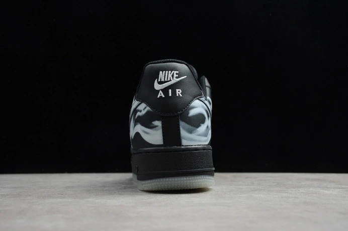 Popular nike air force 1 low black skeleton halloween bq7541- 3282