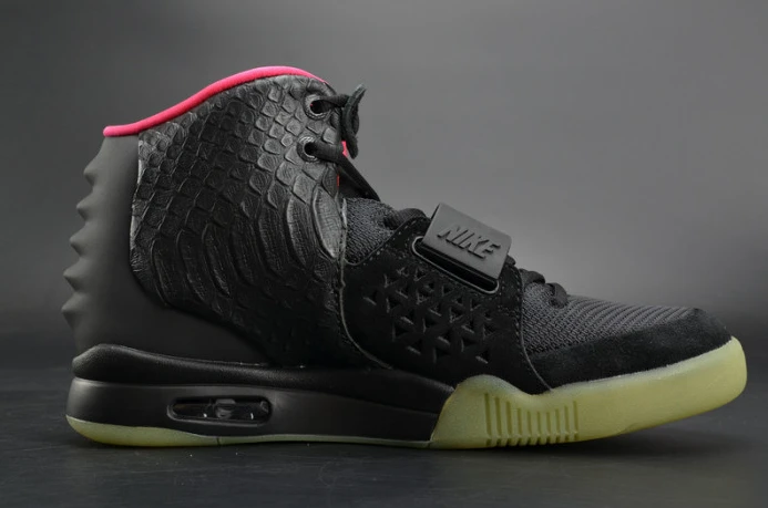 Popular nike air yeezy 2 “solar red” black mens 508214- 3368