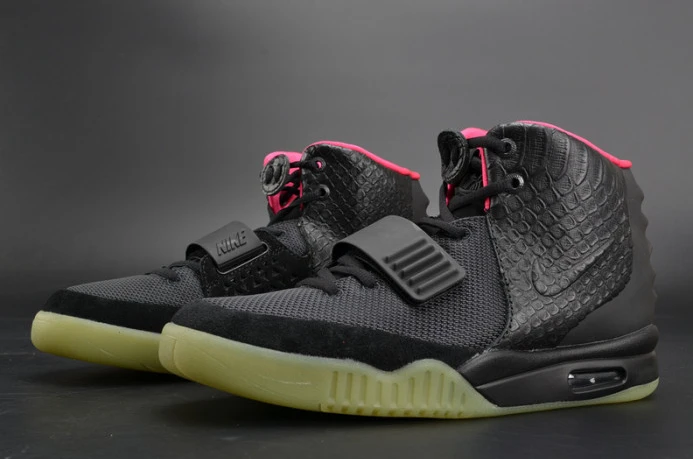 Popular nike air yeezy 2 “solar red” black mens 508214- 3368
