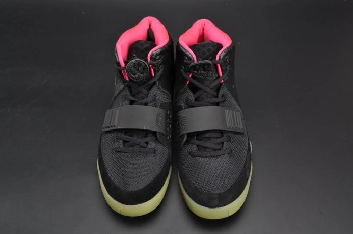 Popular nike air yeezy 2 “solar red” black mens 508214- 3368